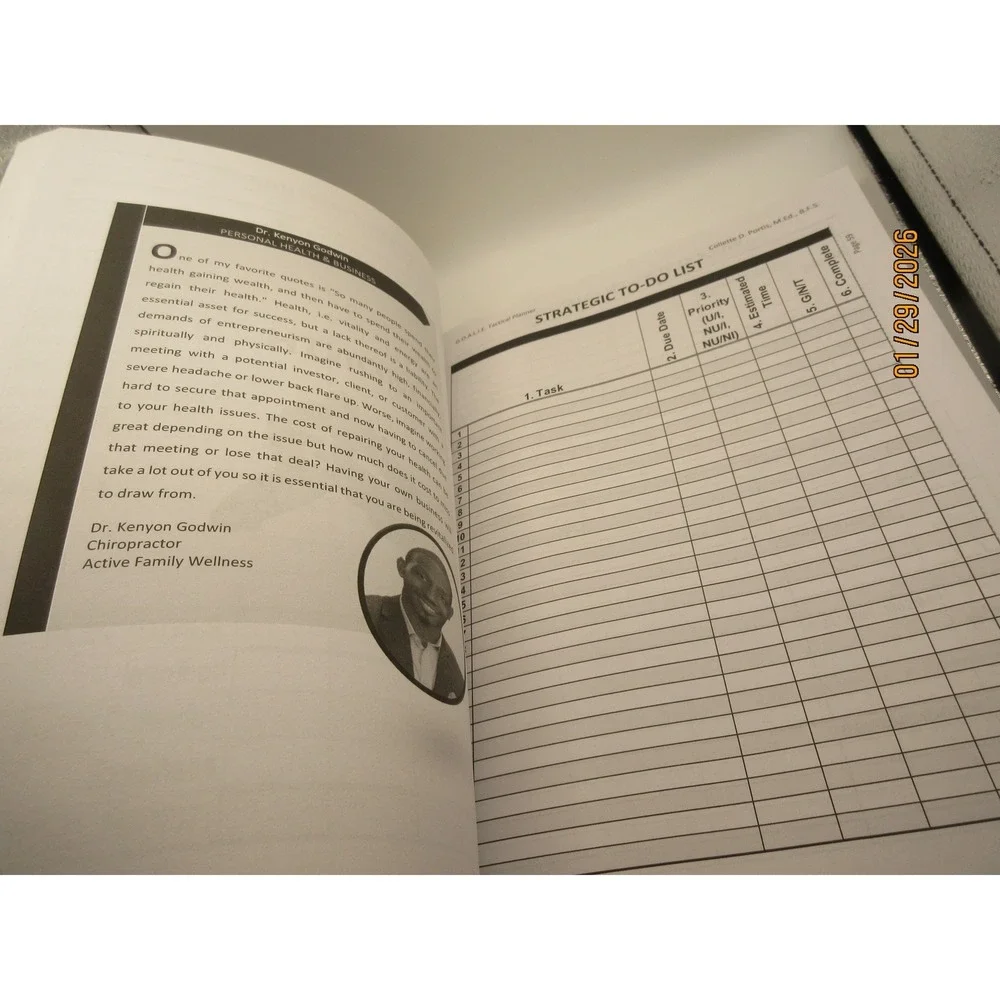 GOALIE Tactical Planner by Collette D Portis Your Key to Winning the Year